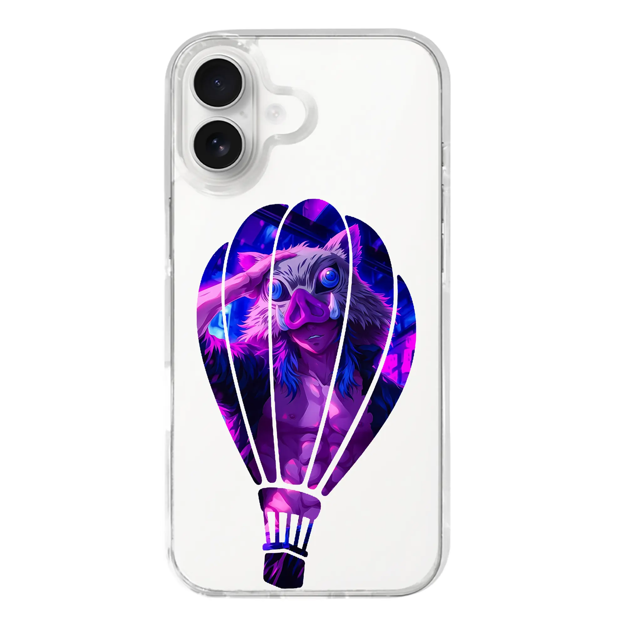 鬼滅の刃 グッズ,嘴平 伊之助 - iPhone 17シリーズ 透明スマホケース – 薄型・耐衝撃・精密フィット保護カバー